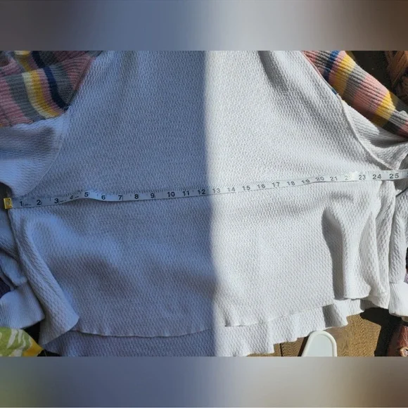 We the Free Rainbow Balloon Sleeve Sweater - Picture 7 of 9